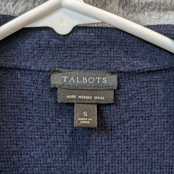 Talbot's sweater blazer. Navy. Size small. - Picture 5 of 5